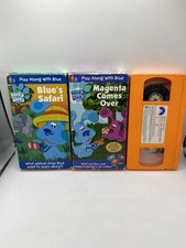 Blues clues VHS Lot - Big Treasure Hunt Magenta Comes Over Blues Safari comprar usado  Enviando para Brazil