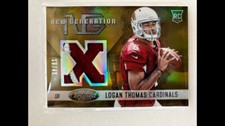 2014 Panini Certificado Logan Thomas Nova Geração Patch Espelho Dourado/49 Novato comprar usado  Enviando para Brazil