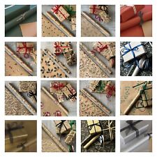 Christmas kraft wrapping for sale  UK