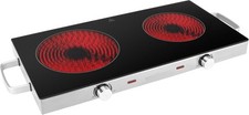 Używany, Profi Cook PC-DKP 1211 Elektryczna podwójna płyta grzewcza 2800W Czarna na sprzedaż  PL