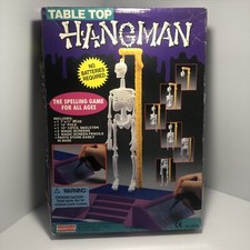 Vintage Anos 90 Randtoy Table Top HANGMAN Jogo Completo de Ortografia Para Todas as Idades comprar usado  Enviando para Brazil