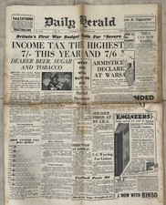 Original daily herald for sale  GOOLE