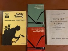 Welding booklets vintage for sale  WALLINGFORD