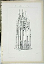 Lithographie tombe innocent d'occasion  France