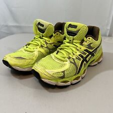 Tênis ASICS Gel Nimbus 16 feminino tamanho 7 EUA 36 euros verde neon fluido passeio comprar usado  Enviando para Brazil