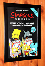 Usado, Simpsons Vintage Raro Pequeno Pôster/Página de Anúncio Emoldurada comprar usado  Enviando para Brazil