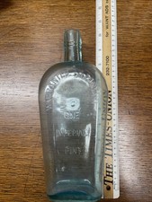 Antique handtooled flask for sale  Sodus