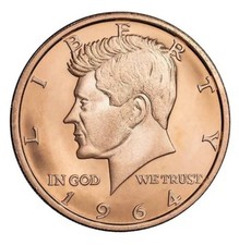 John kennedy kupfermünze gebraucht kaufen  Berlin