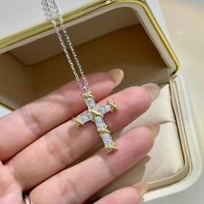 tiffany diamond cross for sale  Aurora