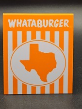 Whataburger table tent for sale  Spring