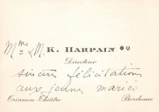 Ancienne carte visite d'occasion  Prades