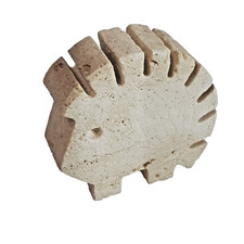Escultura Brutalista FRATELLI MANELLI MCM TRAVERTINO Ouriço Itália Vintage comprar usado  Enviando para Brazil