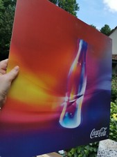 Affiche plastique coca d'occasion  Le Mesnil-Saint-Denis