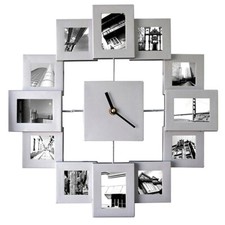 Aluminium wanduhr fotorahmen gebraucht kaufen  Achim