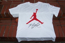 NOVA Camiseta Masculina Nike Air Jordan LOGOTIPO FLIGHT JUMPMAN Branca Vermelha Preta Tamanho G/Grande comprar usado  Enviando para Brazil