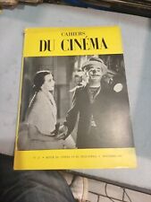 Cahiers cinéma 1952 d'occasion  Caen