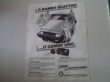 Advertising pubblicità 1986 usato  Salerno