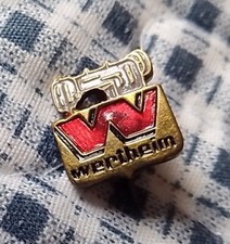 INSIGNIA DE METAL MÁQUINAS DE COSER SEWING MACHINE COSTURA..À COUDRE W WERTHEIM comprar usado  Enviando para Brazil