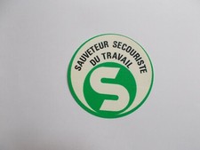 Autocollant sauveteur secouris d'occasion  Toulon-