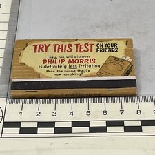Rare matchbook philip for sale  Melbourne