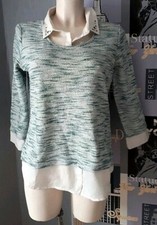 Pull chemisier blanc d'occasion  Fonsorbes
