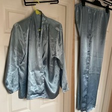Lovely blue satin for sale  SWADLINCOTE