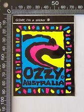 Usado, ETIQUETA ADESIVA PROMOCIONAL VINTAGE OZZY AUSTRALIA ROUPAS DE SURF PUBLICIDADE SURF comprar usado  Enviando para Brazil