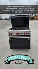 Wolf burner range for sale  South El Monte