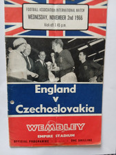 England czechoslovakia wembley for sale  SHREWSBURY