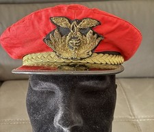 Cappello capostazione vintage usato  Italia