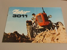 Zetor 3011 Broszura sprzedażowa ciągnika Broszura z lat 60. w języku angielskim z 16 stronami na sprzedaż  Wysyłka do Poland