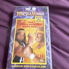 Wwf wrestlemania vhs for sale  DROMORE