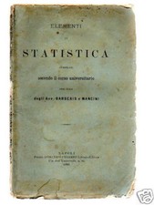 Elementi statistica barberis usato Elementi statistica barberis usato  Carapelle