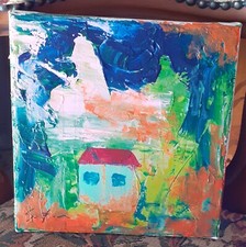 Quadro dipinto 20x20 usato  Scafati