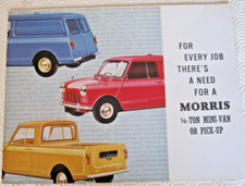 Morris mini ton for sale  ARUNDEL