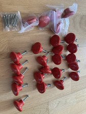 Möbelknöpfe porzellan rot gebraucht kaufen  Frankfurt am Main