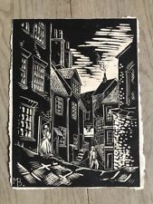 Vintage woodcut scarborough for sale  SLOUGH