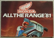 Folheto de vendas Honda Motorcycles Range Inc CBX1000 1981 CB900F2 NC50 MB50 C90 comprar usado  Enviando para Brazil