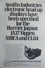 Usado, 8/1976 PUB SMITHS HUD HEAD-UP DISPLAYS SYSTEM HARRIER JAGUAR VIGGEN TORNADO AD comprar usado  Enviando para Brazil
