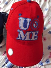 Wwe red cap for sale  TIPTON