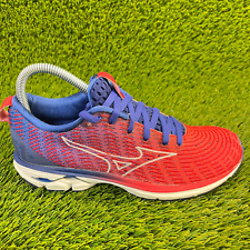 Tênis de corrida esportivo Mizuno Wave Rider 23 feminino tamanho 7 vermelho azul comprar usado  Enviando para Brazil