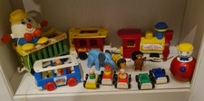 Fisher Price lata 70. 80. vintage zabawki pociąg cyrk nostalgia , używany na sprzedaż  Wysyłka do Poland