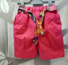 Babygro pantacourt fuschia avec ceinture tissu floral bébé 12 mois comprar usado  Enviando para Brazil