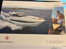 Folheto de vendas Jeanneau Leader 2019 barco a motor iate 30 33 36 40 46 comprar usado  Enviando para Brazil