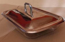 Clear glass casserole for sale  CRADLEY HEATH