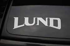 Adesivo de vinil barco de pesca Lund escolha cor e tamanho!! Caminhão de pesca (V159) comprar usado  Enviando para Brazil