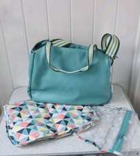Green faux leather for sale  LUTON