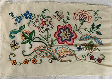 Vintage crewel embroidered for sale  Cheyenne