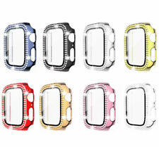Capa de vidro Bling strass diamante estojo para Apple Watch Ultra 10 9 8 7 6 5 4 3 comprar usado  Enviando para Brazil