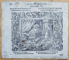 Asclepias Cippus - Impressão original Ovídio Metamorfoses Virgil Solis - 1580 comprar usado  Enviando para Brazil